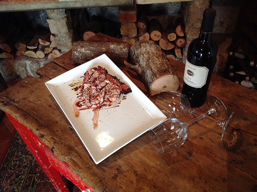 Tagliata di petto d’anitra